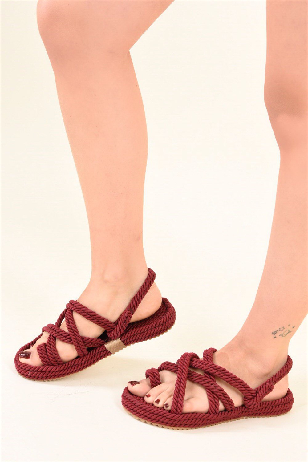 Bordo Kadın Sandalet F470135104