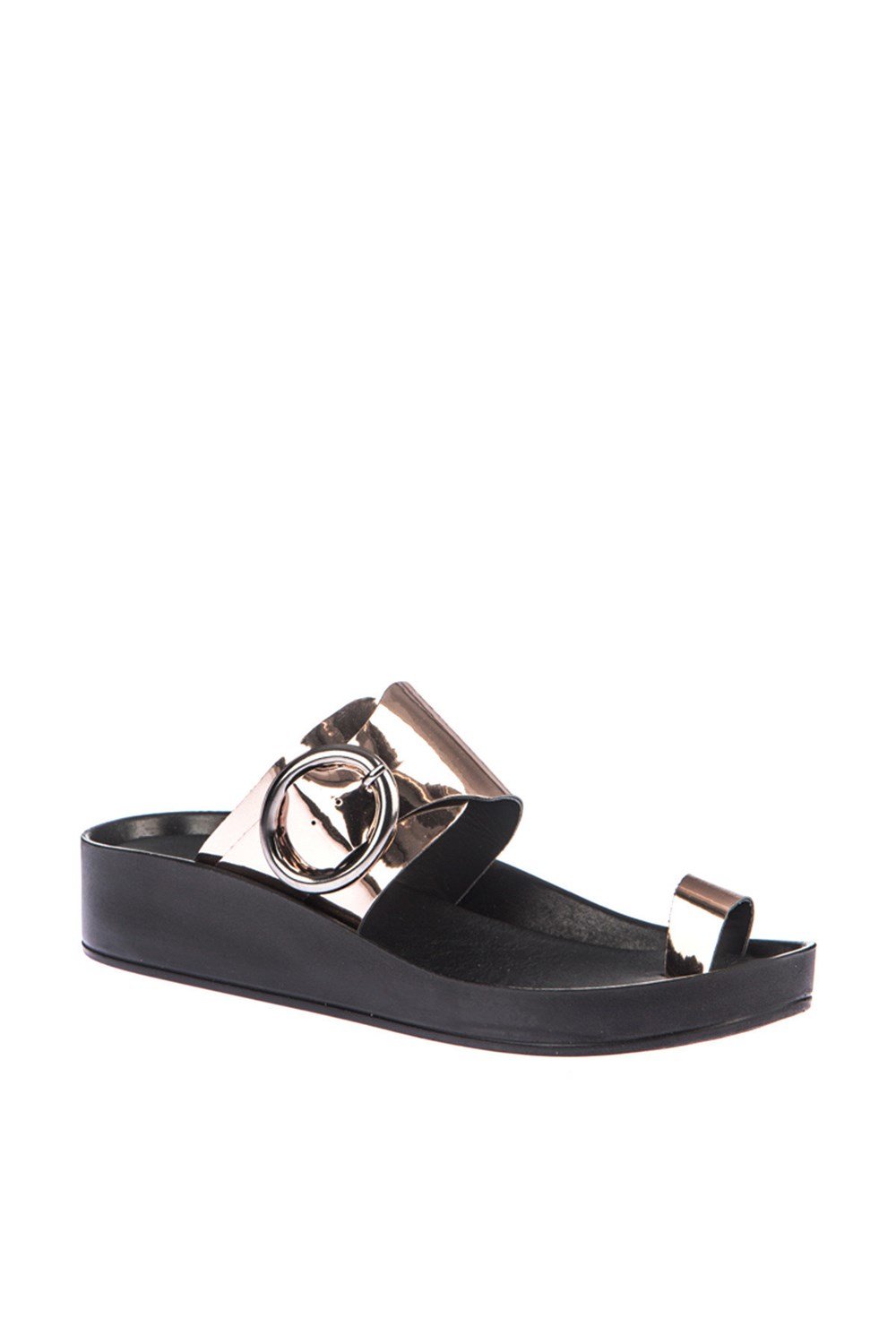 Fox Shoes Bakır Kadın Terlik D777822234