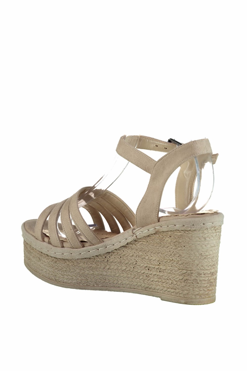 Fox Shoes Bej Kadın Dolgu Topuklu Ayakkabı D583196102
