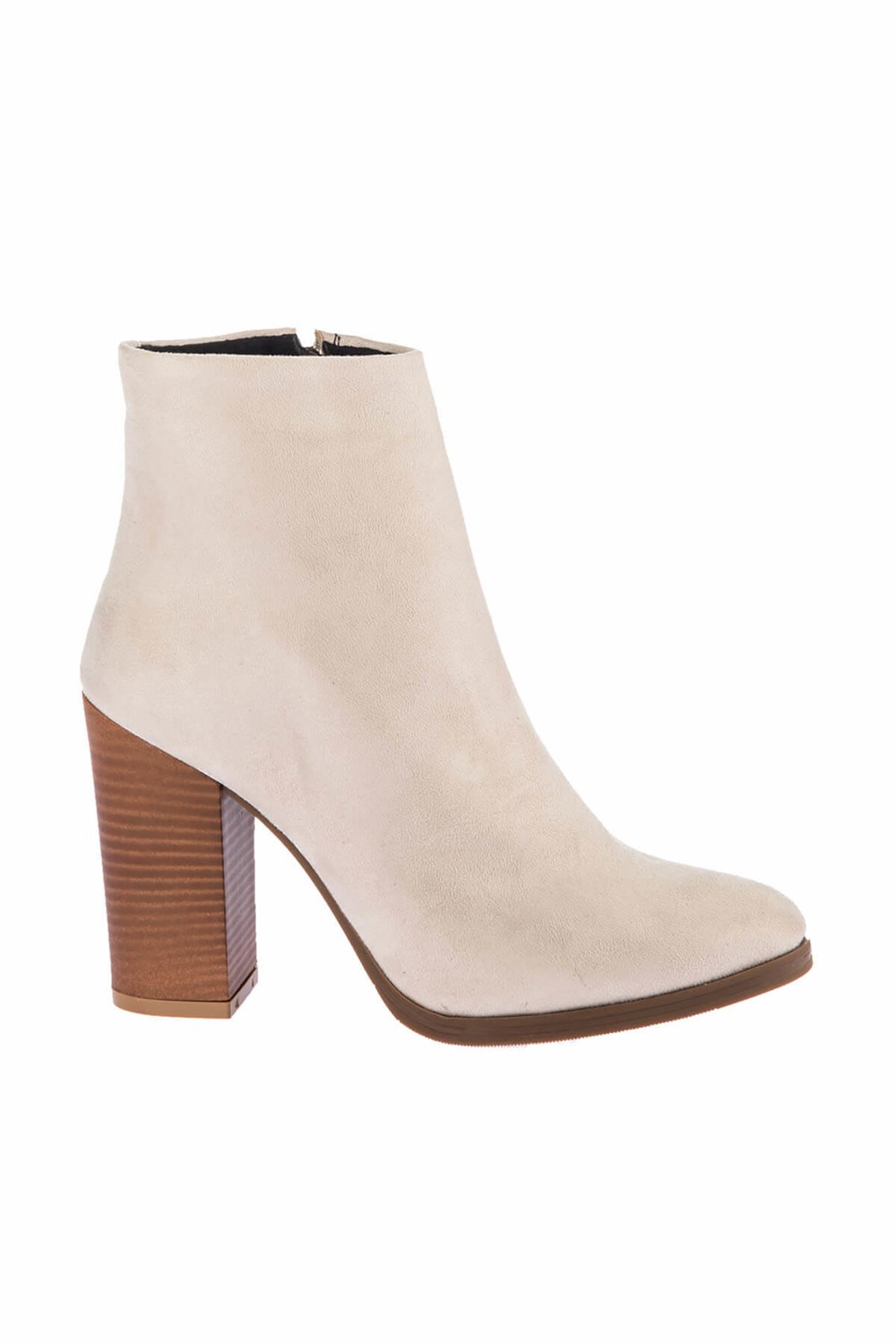 Fox Shoes Bej Süet Kadın Bot E610041002