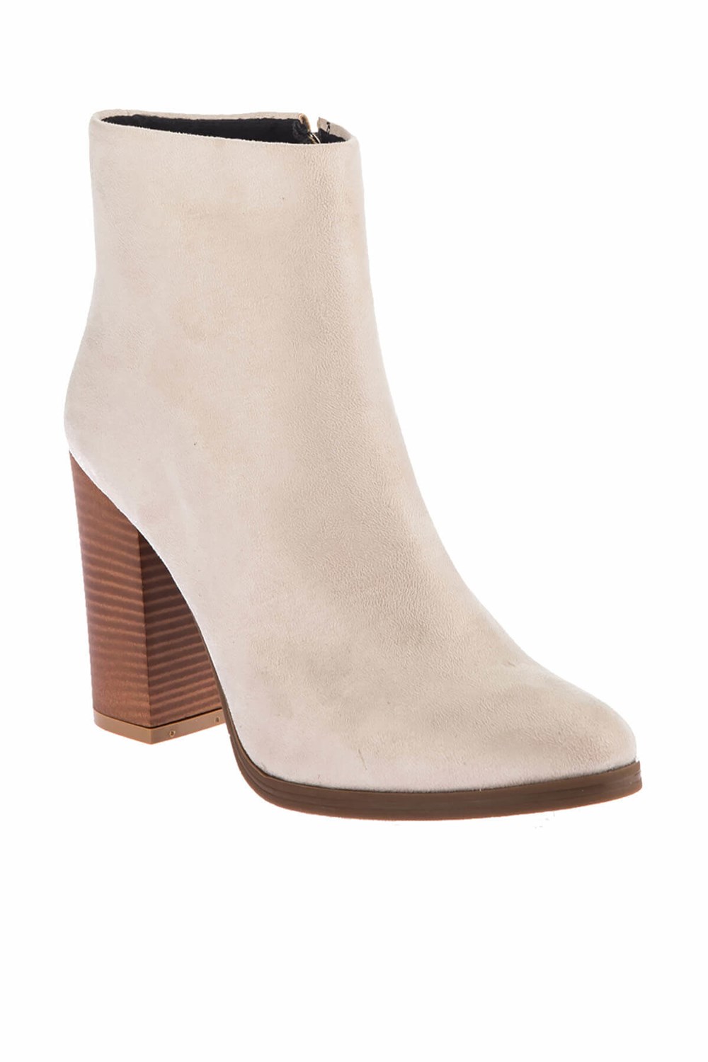 Fox Shoes Bej Süet Kadın Bot E610041002
