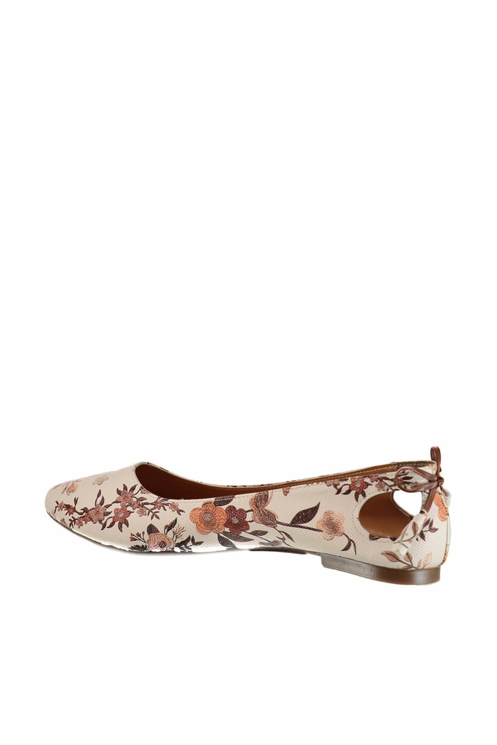 Fox Shoes Bej/Taba Kadın Babet B290080116