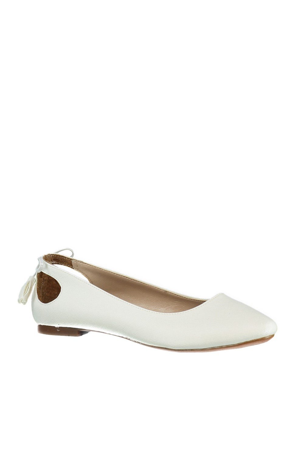 Fox Shoes Beyaz Kadın Babet B290080109