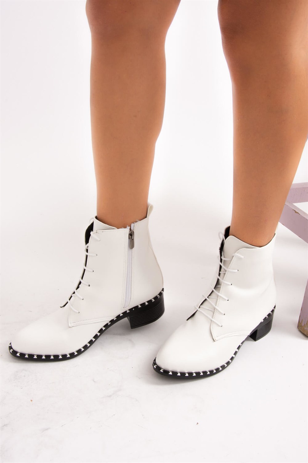 Fox Shoes Beyaz Kadın Bot E641054109
