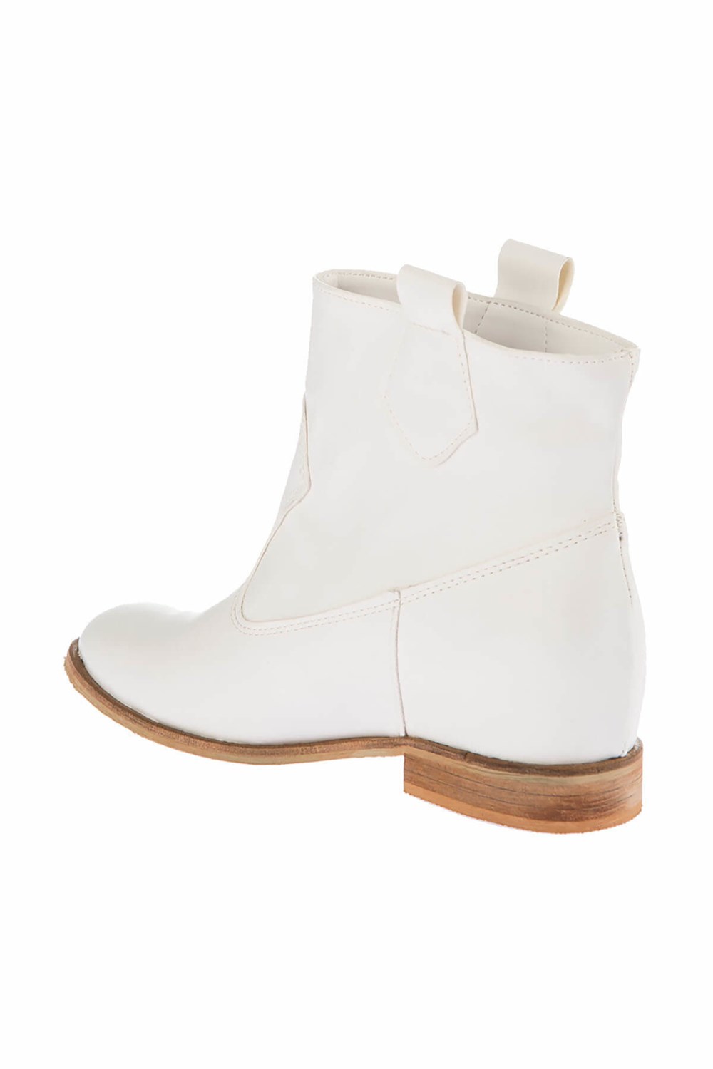Fox Shoes Beyaz Suni Deri Kadın Bot E380181509