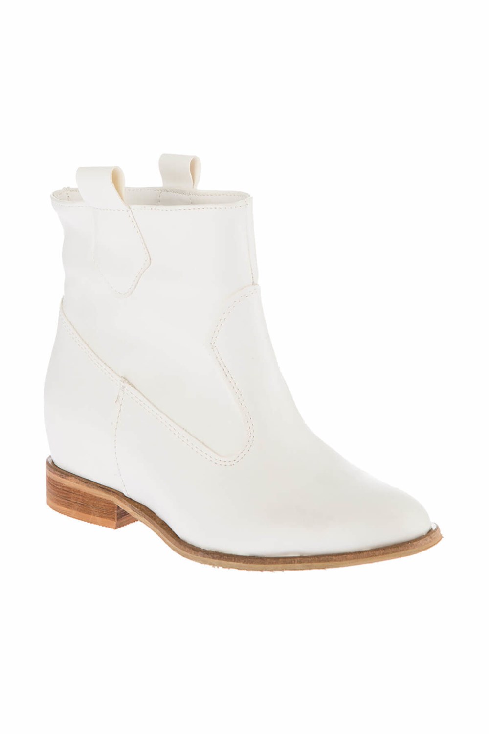 Fox Shoes Beyaz Suni Deri Kadın Bot E380181509