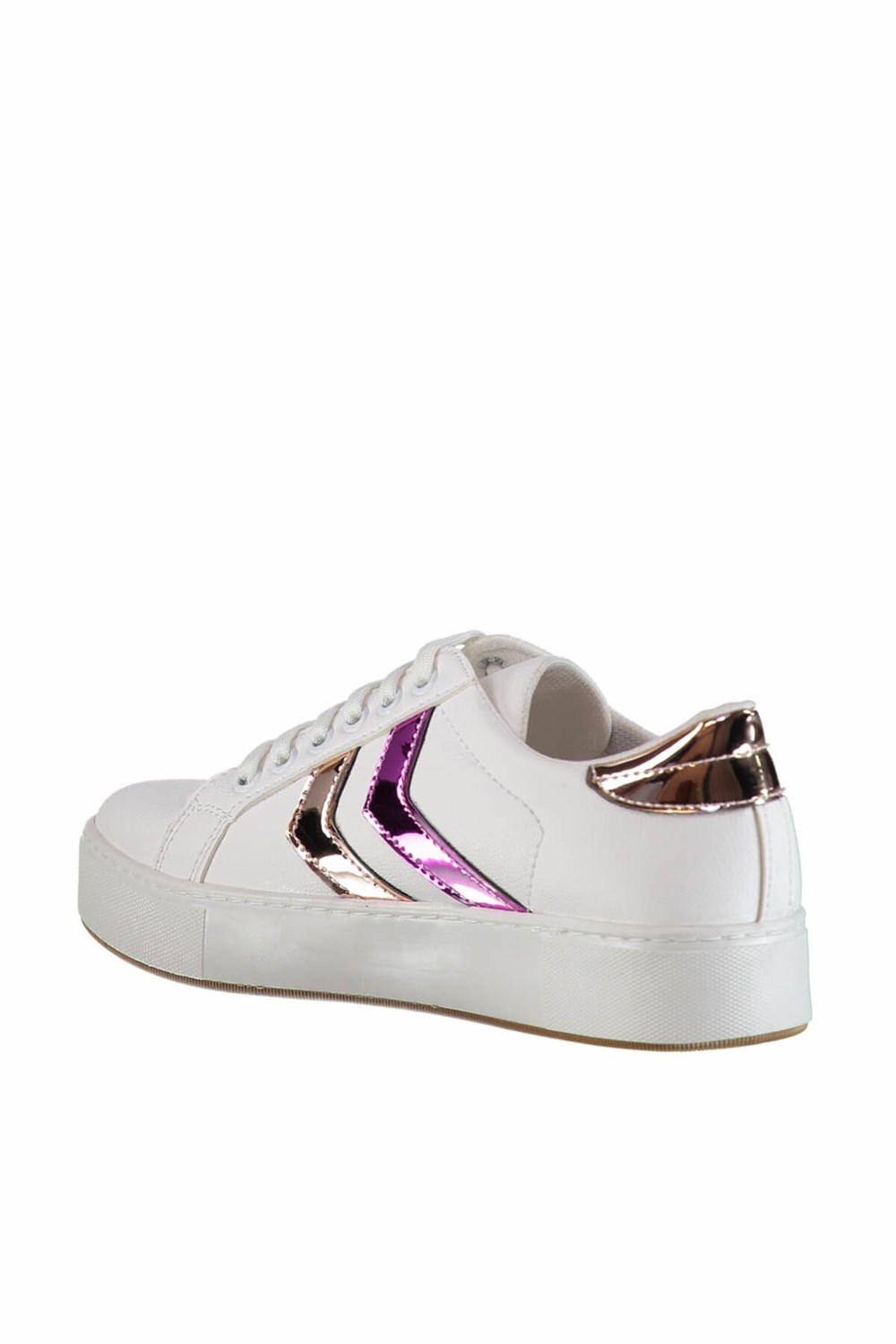 Fox Shoes Beyaz/Fuşya/Bakır Kadın Sneakers D374005909