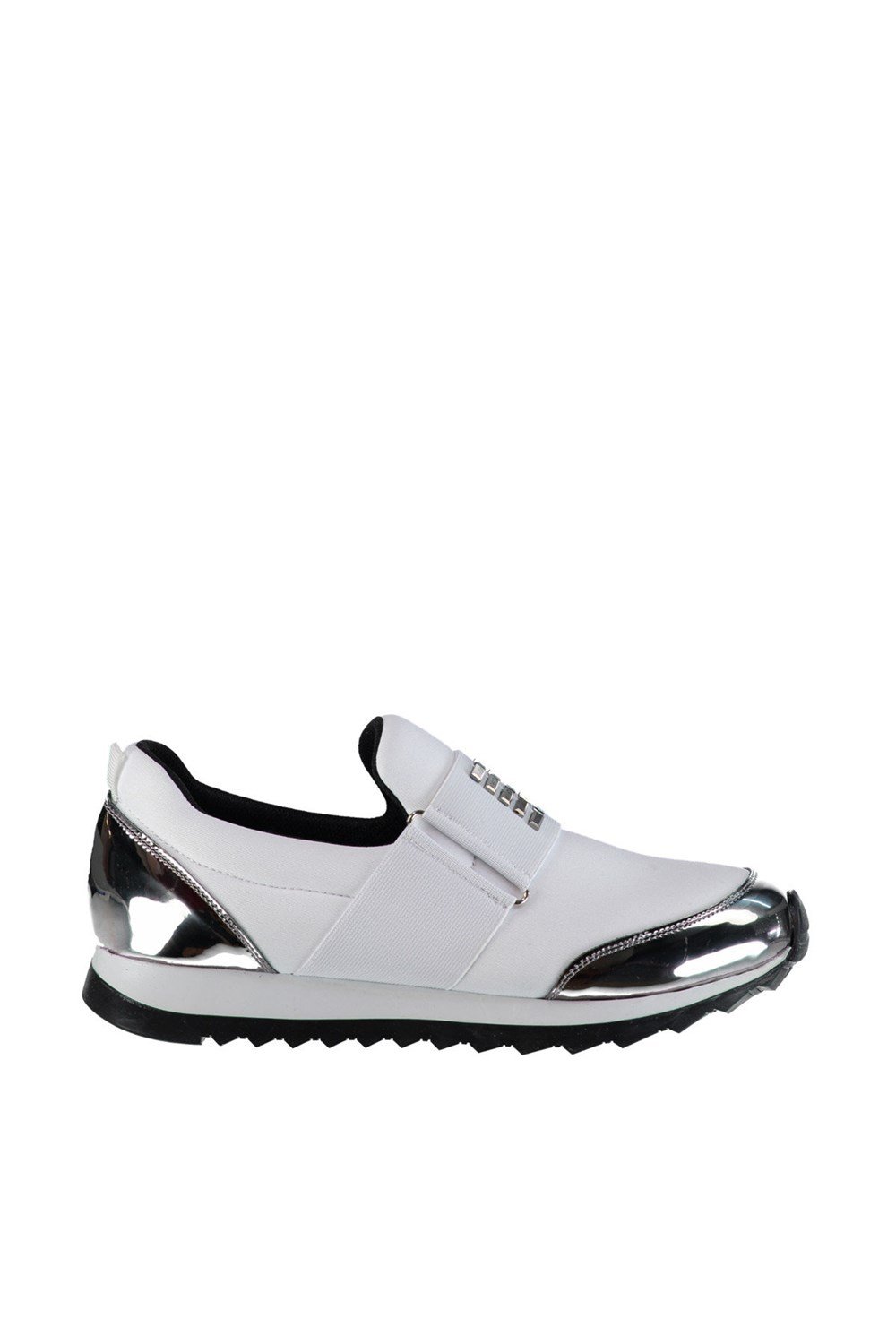Fox Shoes Beyaz/Gümüş Kadın Sneakers D932005204