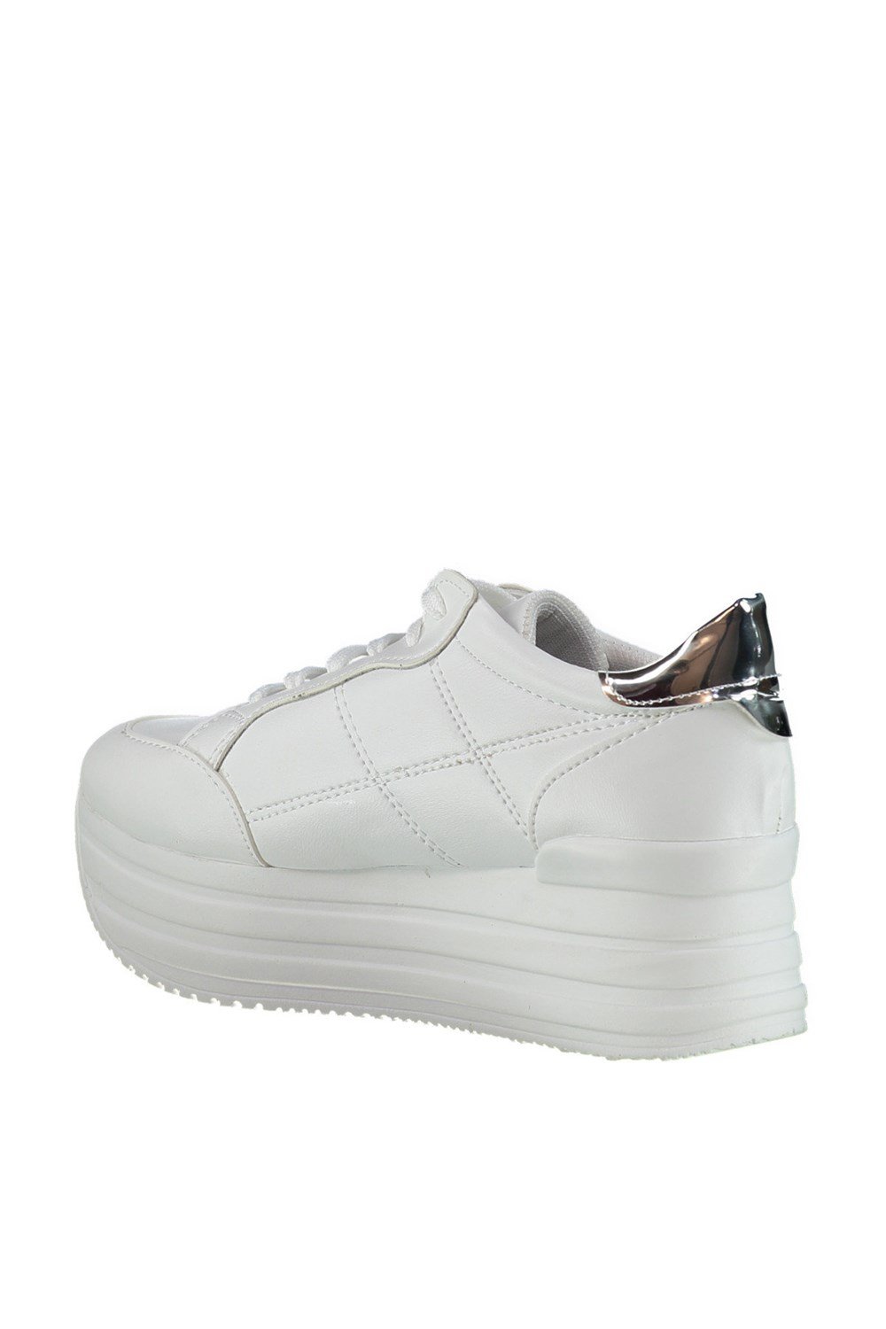 Fox Shoes Beyaz/Lame Kadın Sneakers D267380509