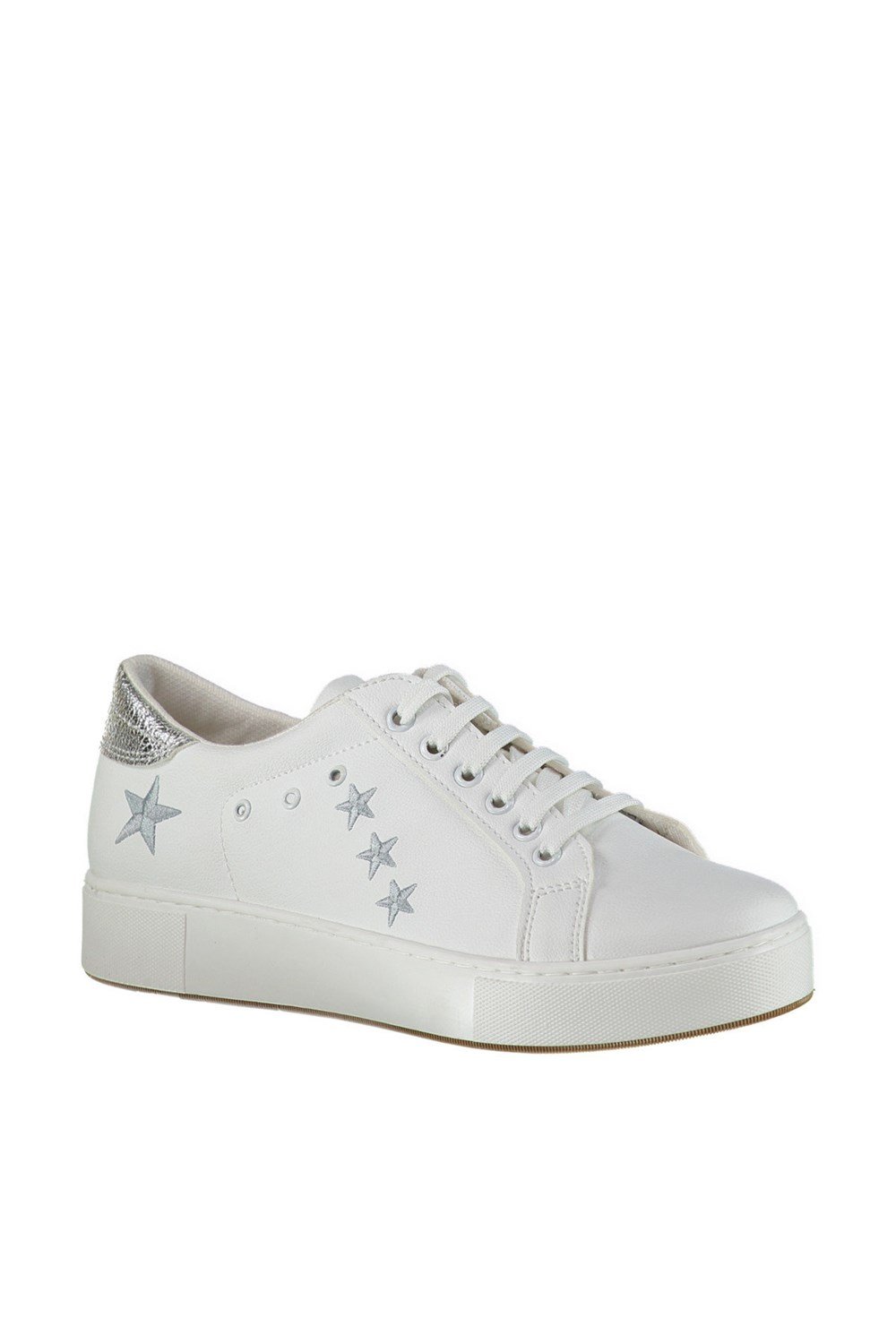 Fox Shoes Beyaz/Lame Kadın Sneakers D374004909