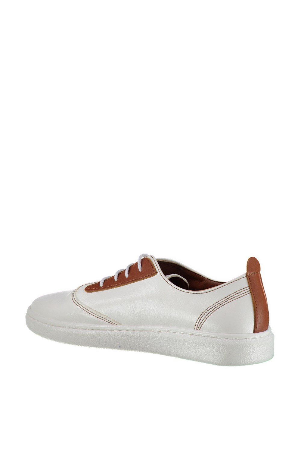 Fox Shoes Beyaz/Taba Kadın Sneakers D288078009