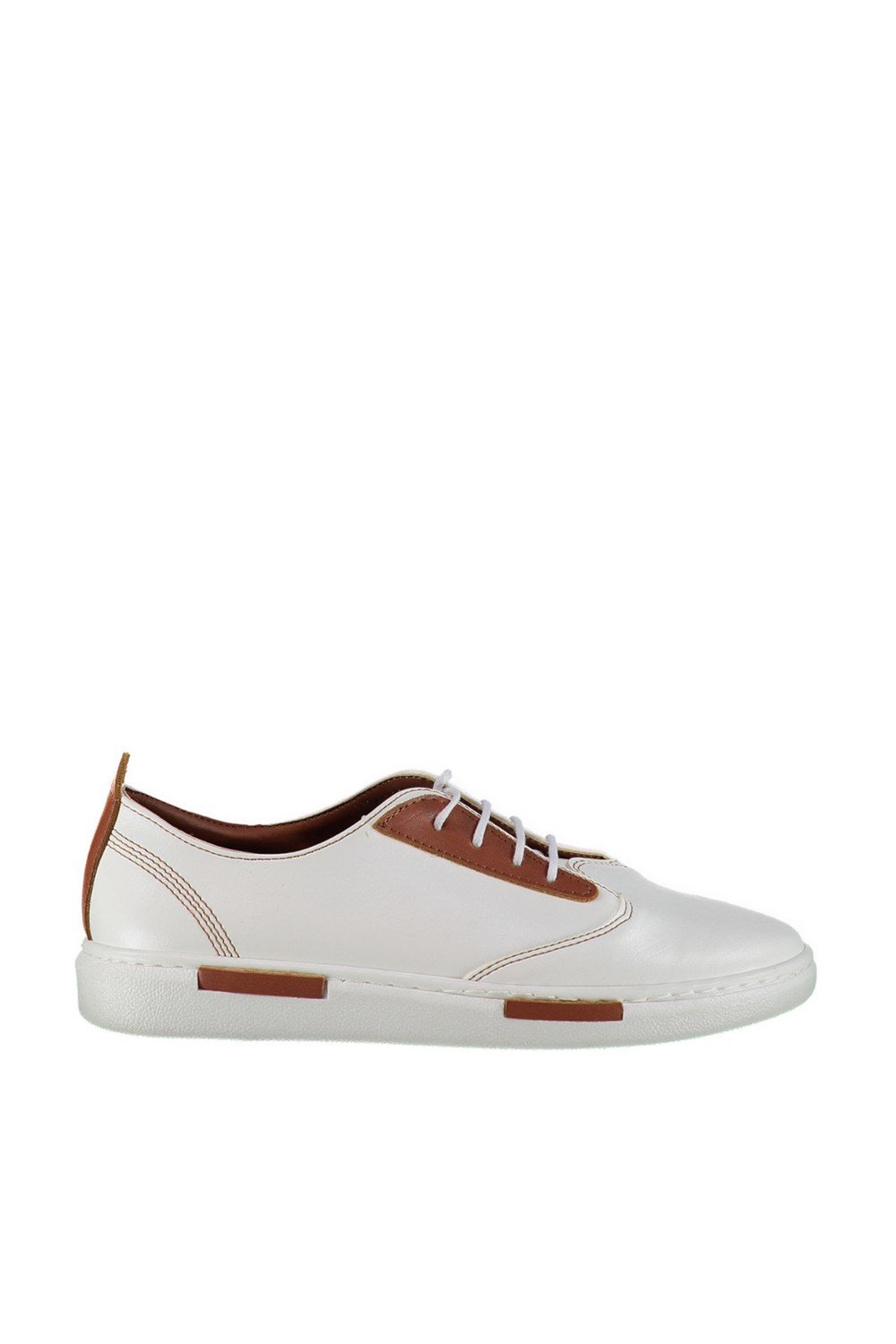 Fox Shoes Beyaz/Taba Kadın Sneakers D288078009