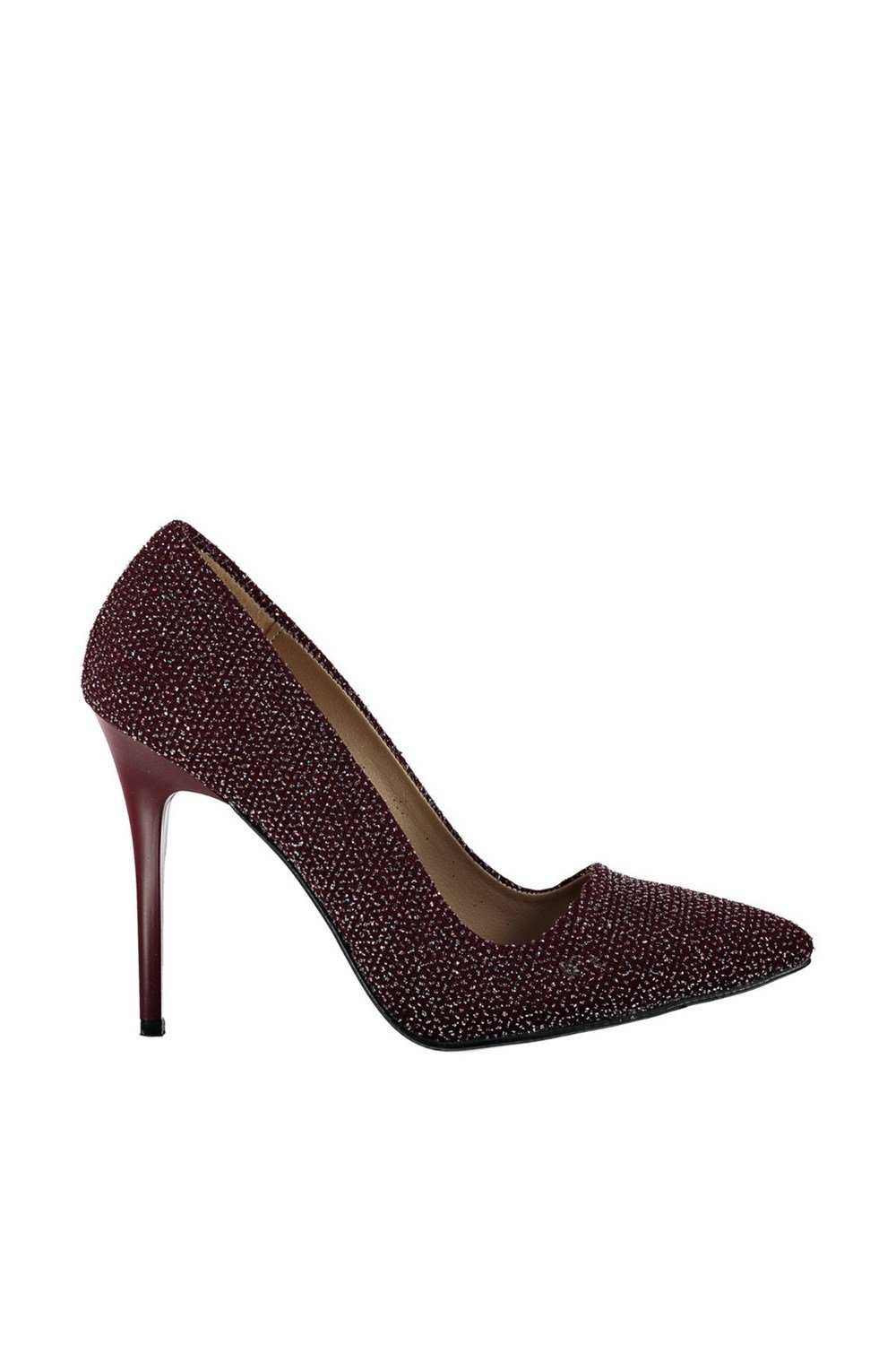 Fox Shoes Bordo Kadın Topuklu Ayakkabı C922151914