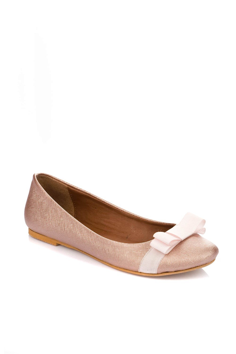 Fox Shoes Bronz Kadın Babet B726019509