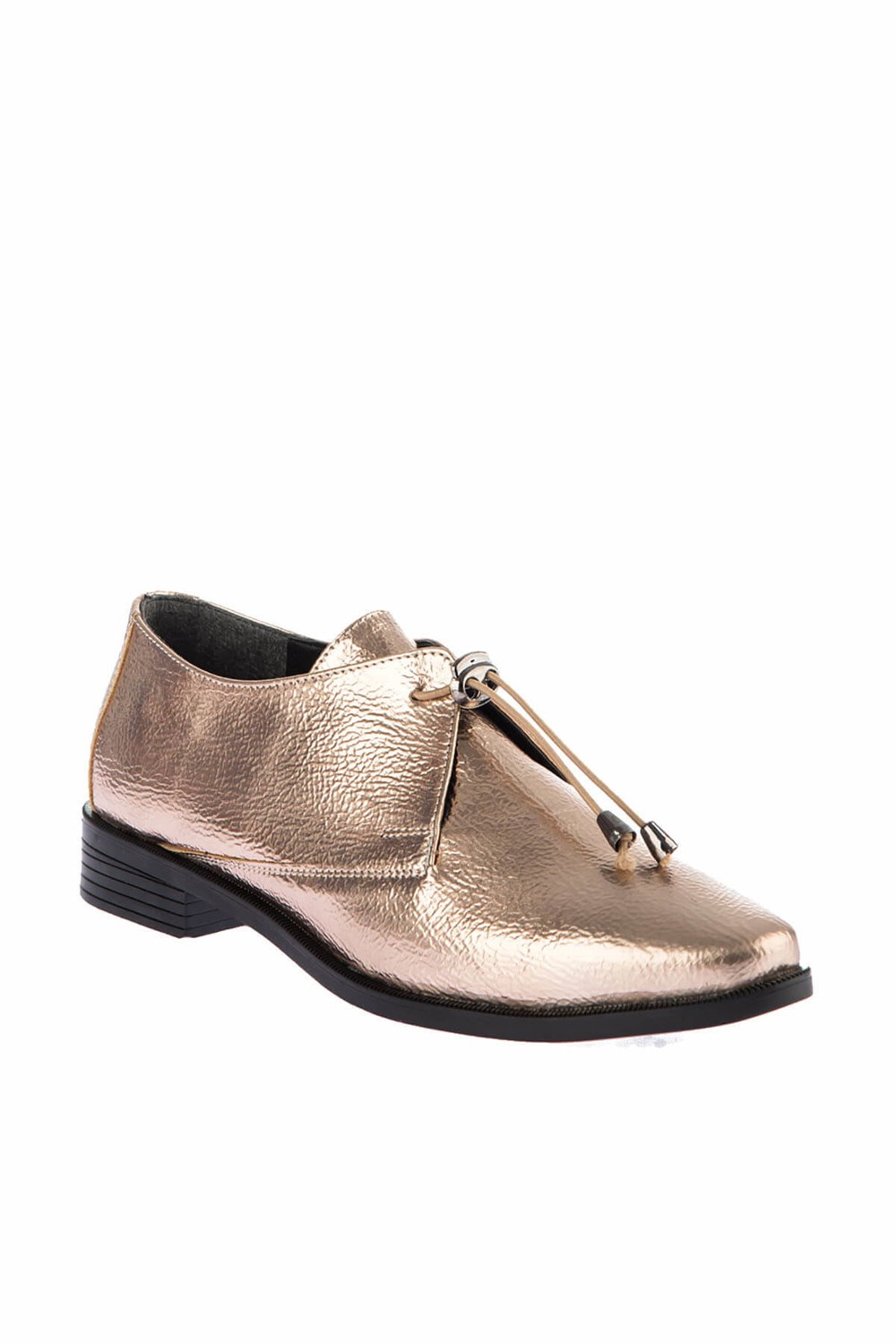 Fox Shoes Bronz Suni Deri Kadın Ayakkabı E432200209