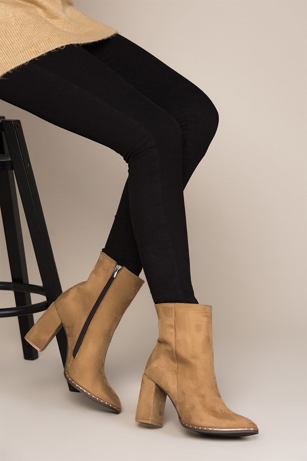 Fox Shoes Camel Kadın Bot C654088202