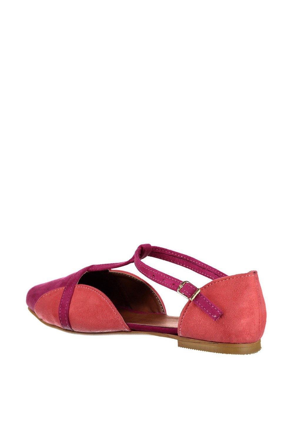 Fox Shoes Fuşya/Nar Çiçeği Kadın Babet B726881802