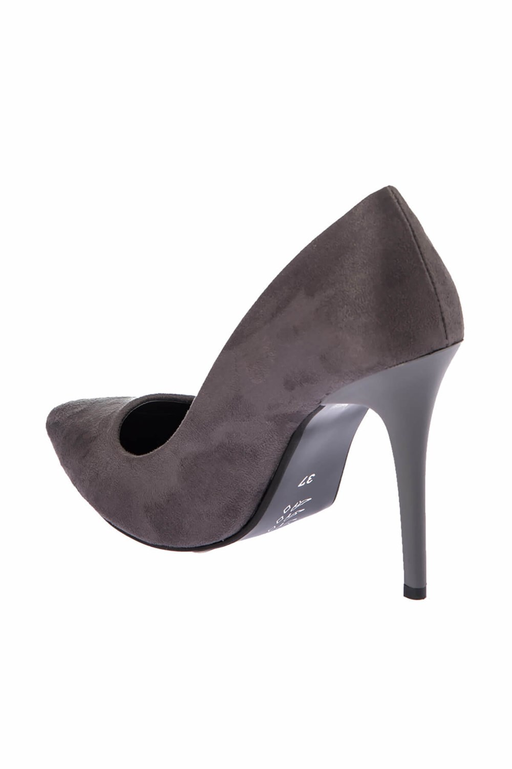 Fox Shoes Gri Kadın Topuklu Ayakkabı E340180002