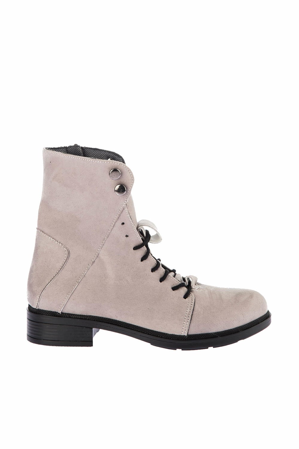 Fox Shoes Gri Süet Kadın Bot E270347702