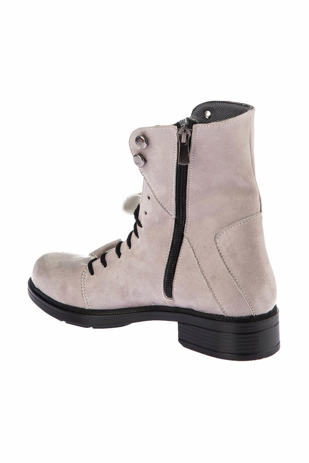 Fox Shoes Gri Süet Kadın Bot E270347702