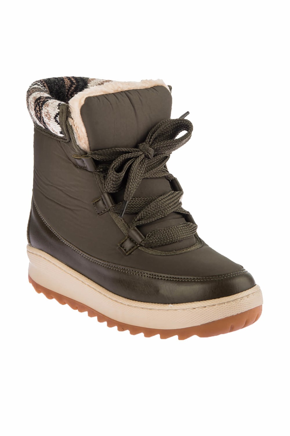 Fox Shoes Haki Kadın Bot E476031304