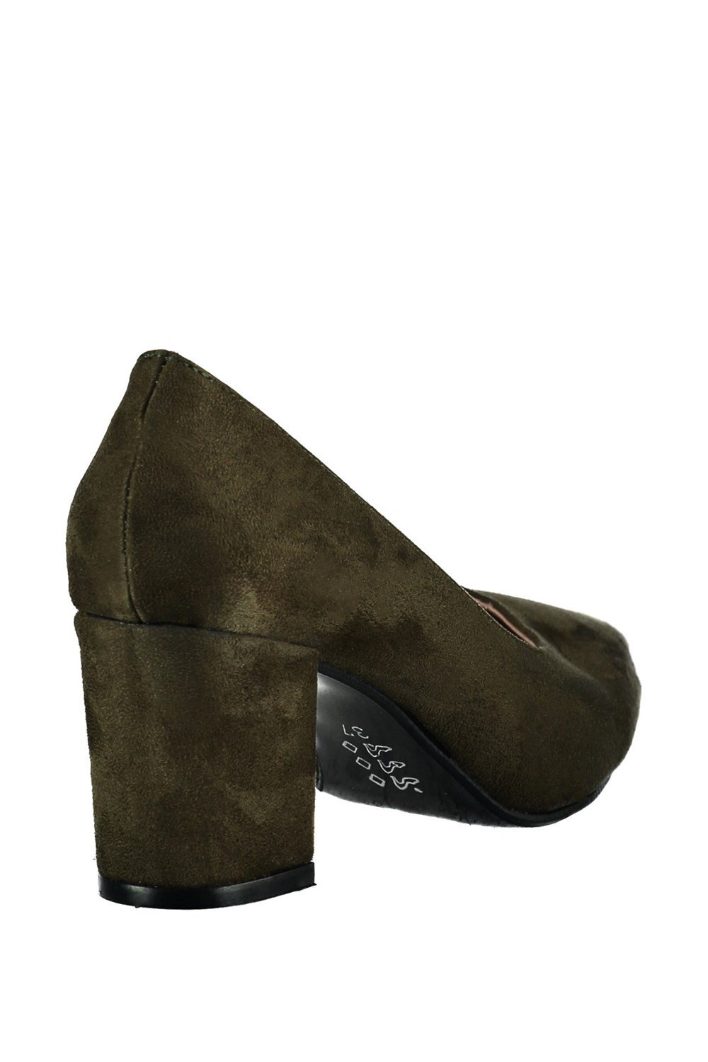 Fox Shoes Haki Kadın Topuklu Ayakkabı C922733302
