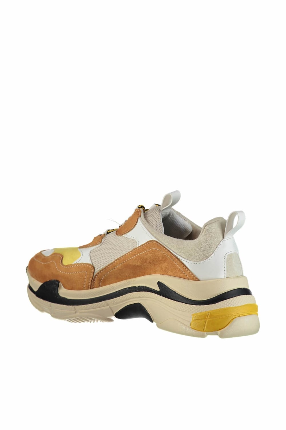Fox Shoes Hardal/Beyaz/Sarı Kadın Sneakers D592410102