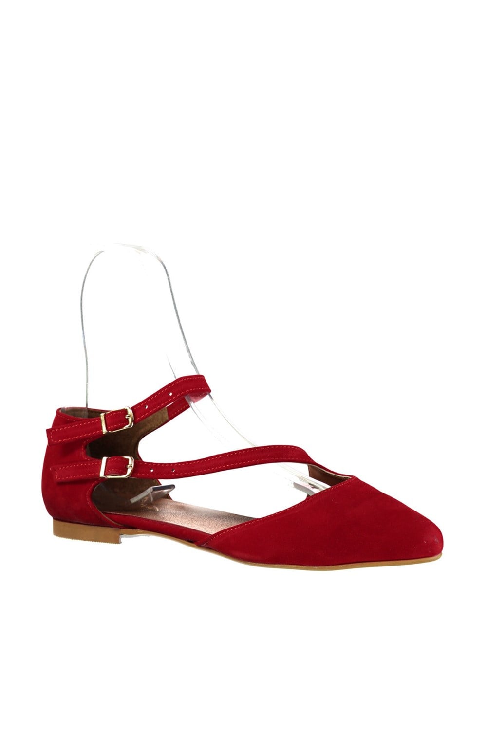 Fox Shoes Kırmızı Kadın Babet D726016902