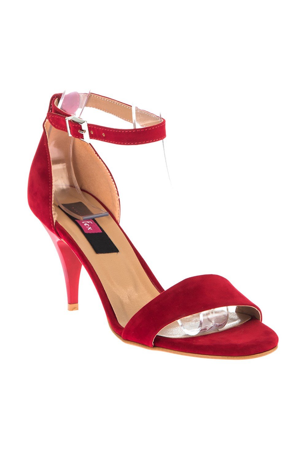 Fox Shoes Kırmızı Kadın Topuklu Ayakkabı D340040002