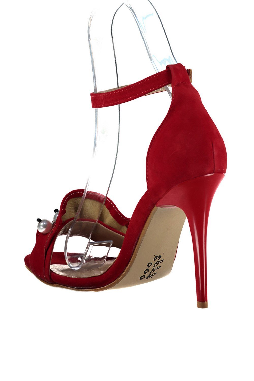 Fox Shoes Kırmızı Kadın Topuklu Ayakkabı D340033002