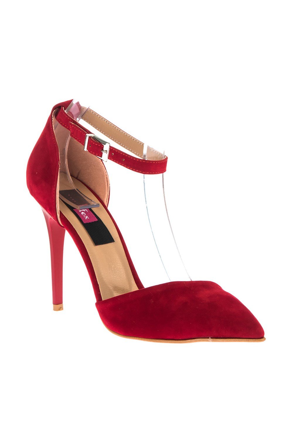 Fox Shoes Kırmızı Kadın Topuklu Ayakkabı D340086502