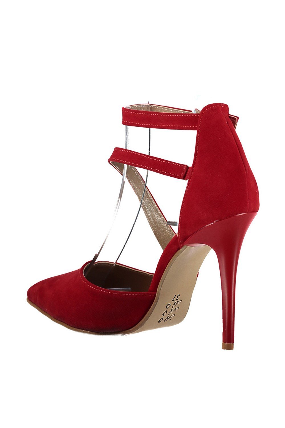 Fox Shoes Kırmızı Kadın Topuklu Ayakkabı D340089702