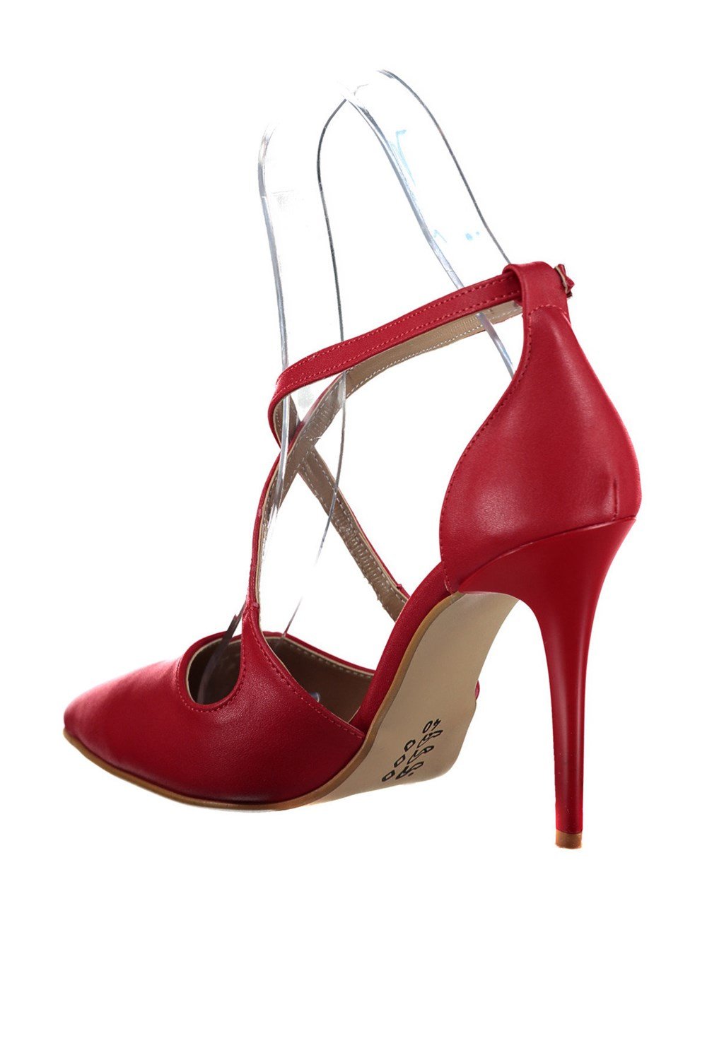 Fox Shoes Kırmızı Kadın Topuklu Ayakkabı D340086409