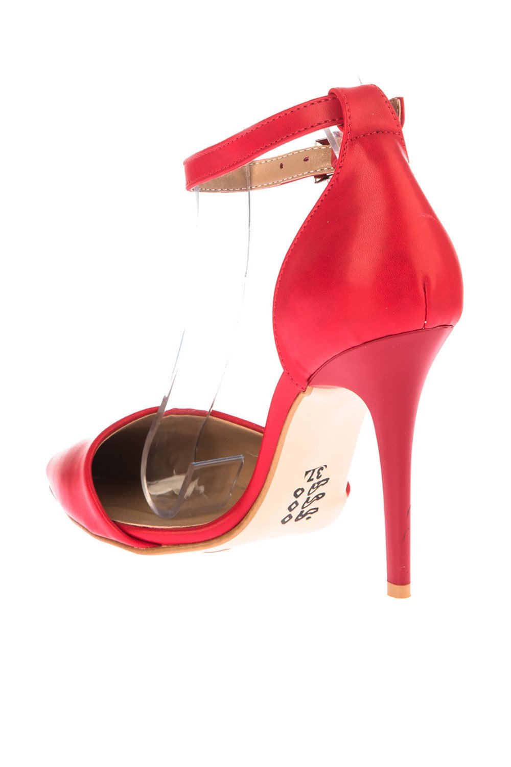 Fox Shoes Kırmızı Kadın Topuklu Ayakkabı D340086509