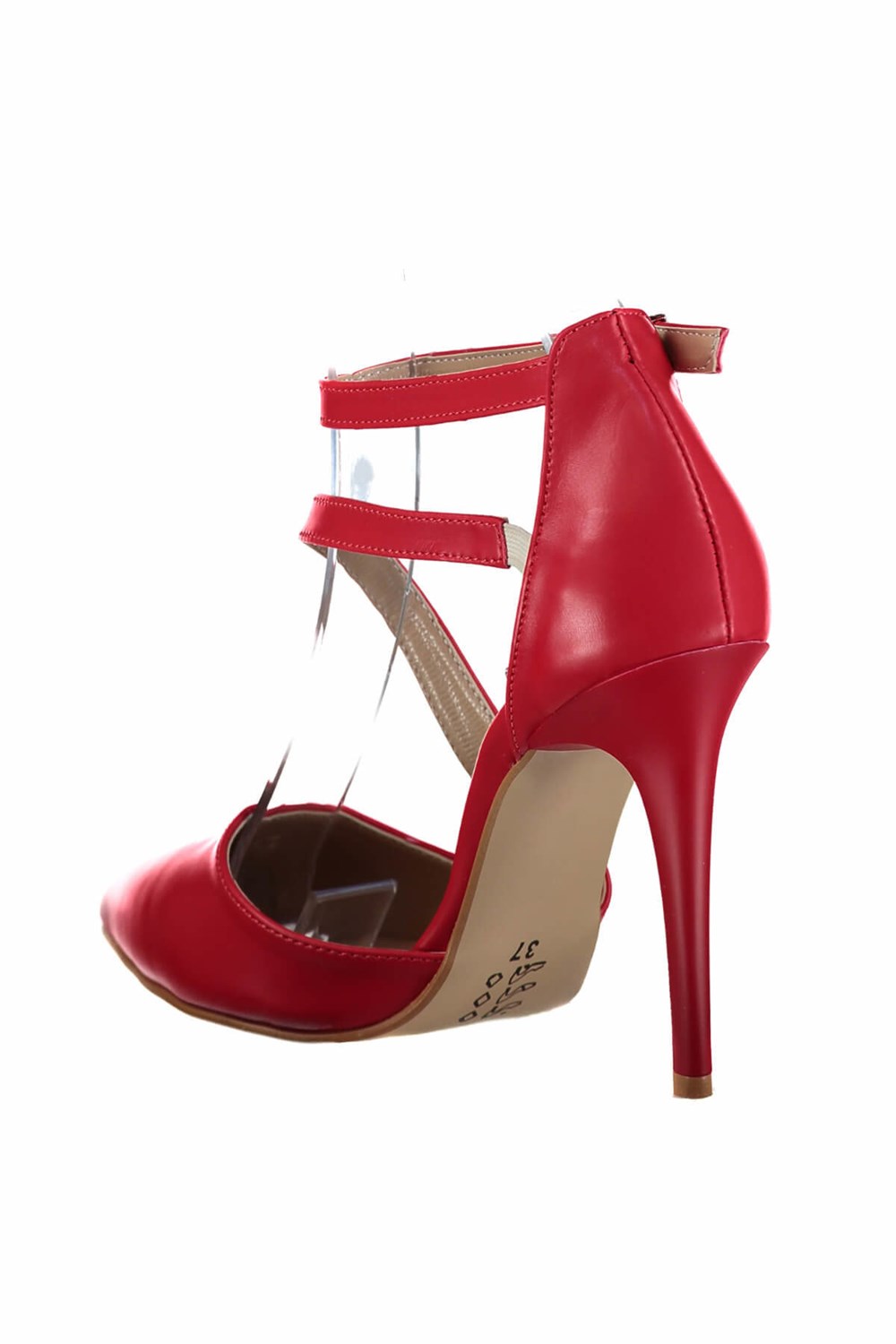 Fox Shoes Kırmızı Kadın Topuklu Ayakkabı D340089709