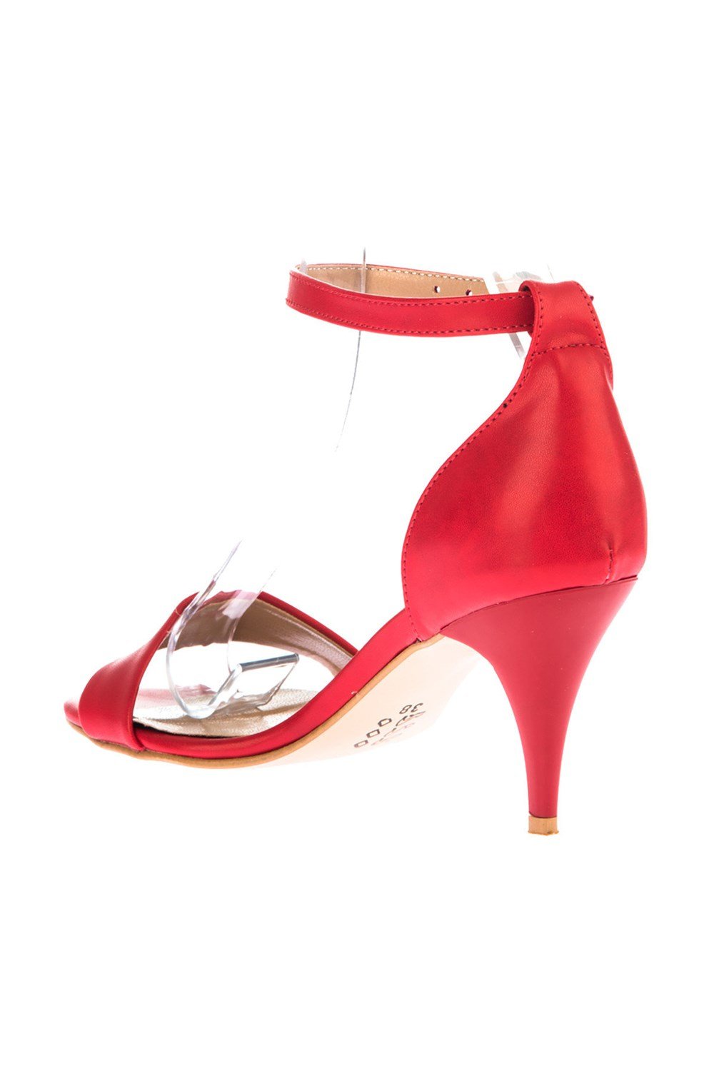 Fox Shoes Kırmızı Kadın Topuklu Ayakkabı D340040009
