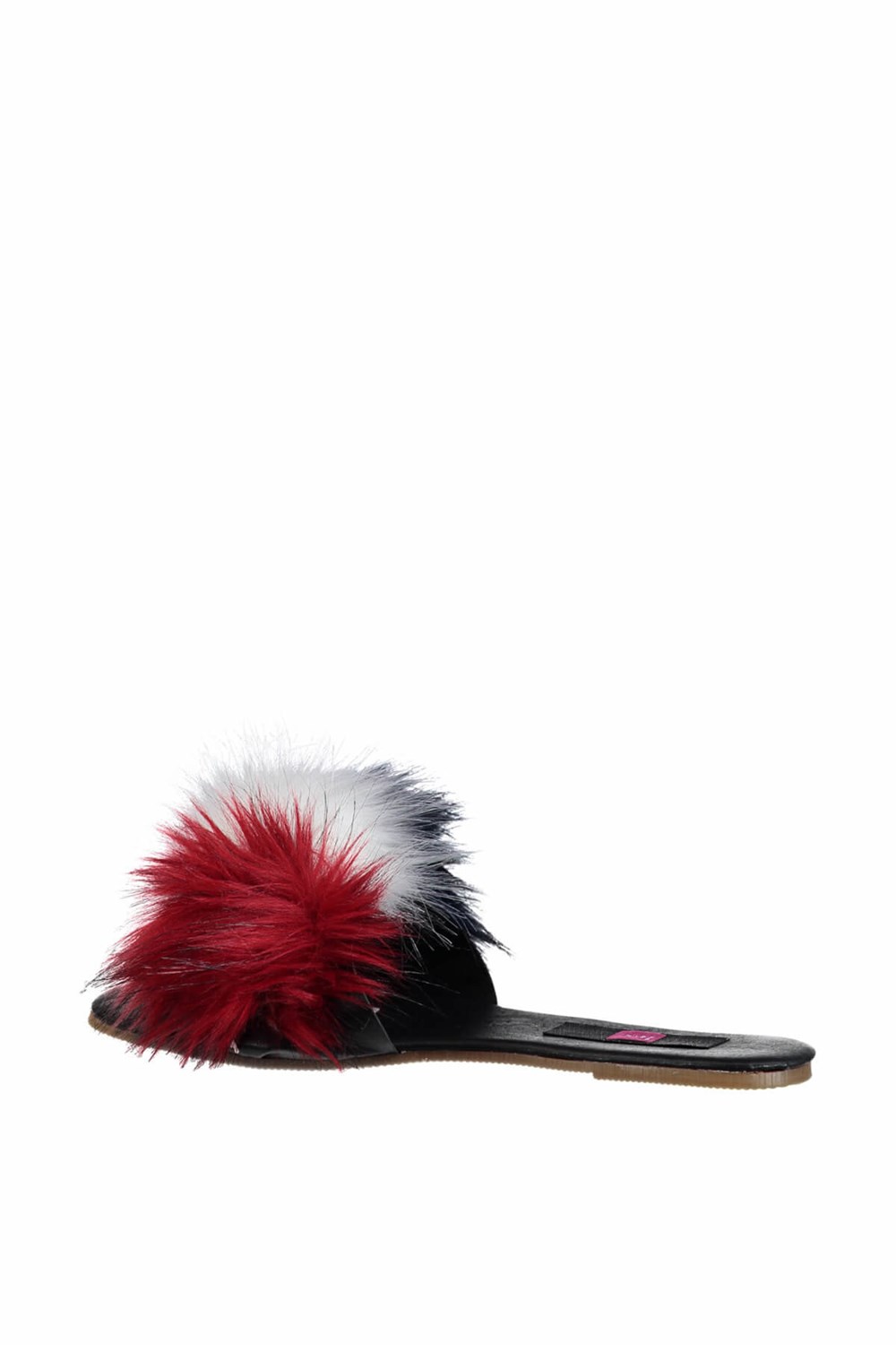 Fox Shoes Kırmızı/Beyaz/Lacivert Kadın Terlik D551447009
