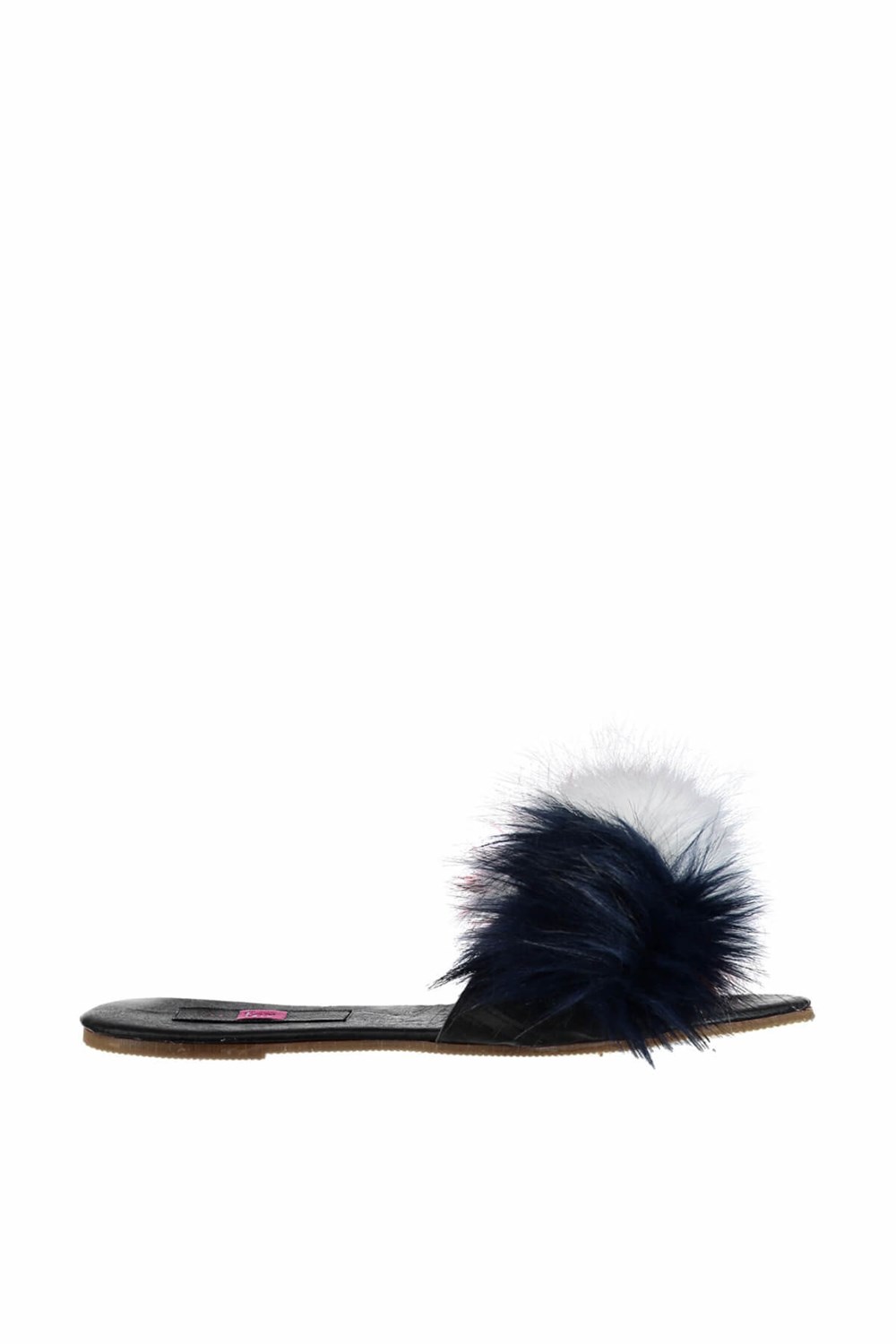 Fox Shoes Kırmızı/Beyaz/Lacivert Kadın Terlik D551447009
