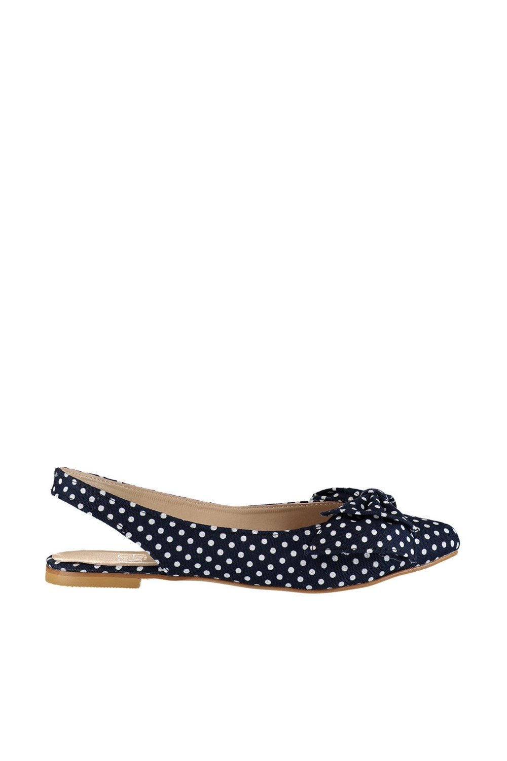 Fox Shoes Lacivert Kadın Babet D726774405