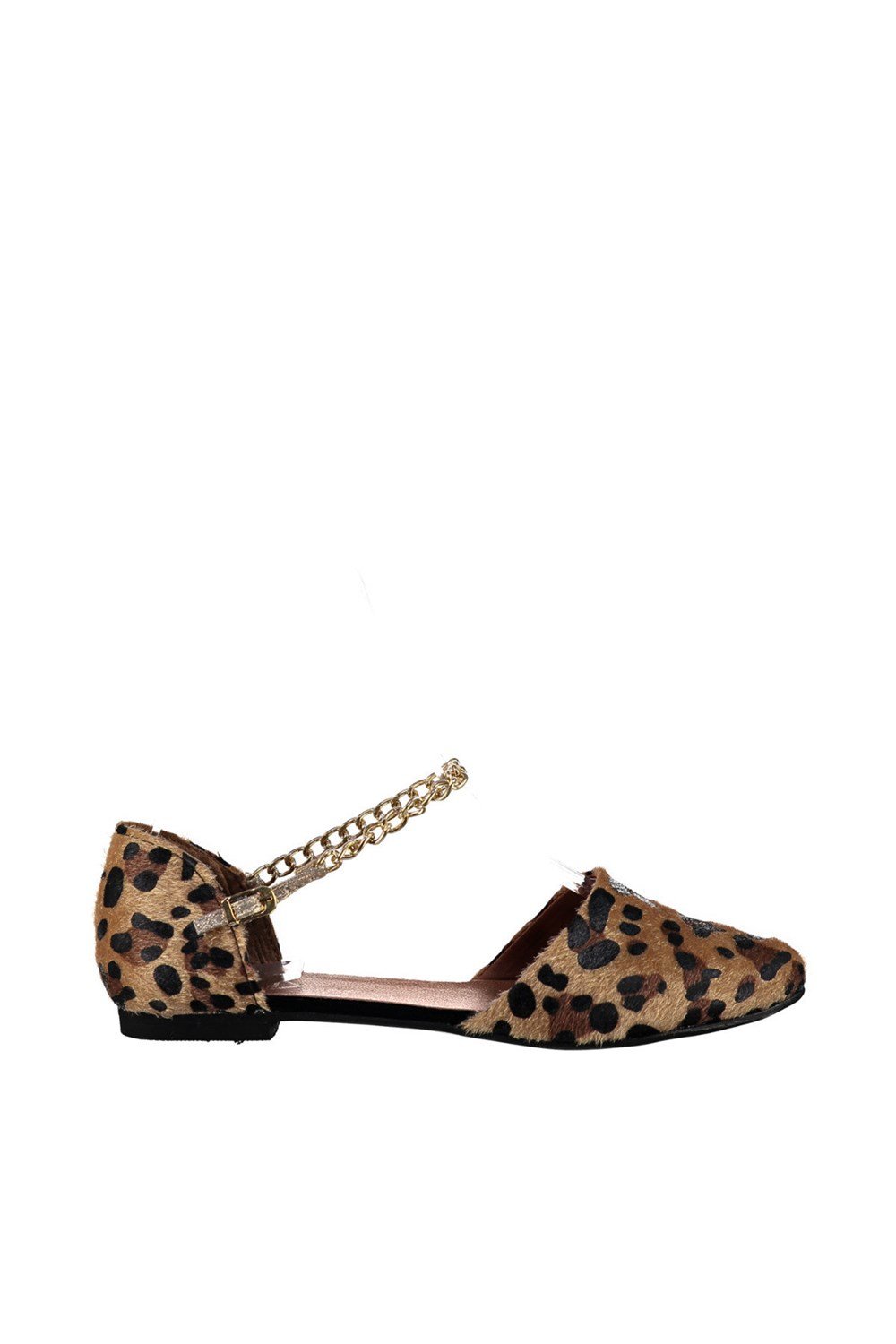 Fox Shoes Leopar Kadın Babet B726024402
