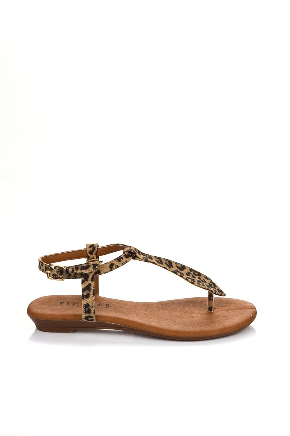 Fox Shoes Leopar Kadın Sandalet B548393509