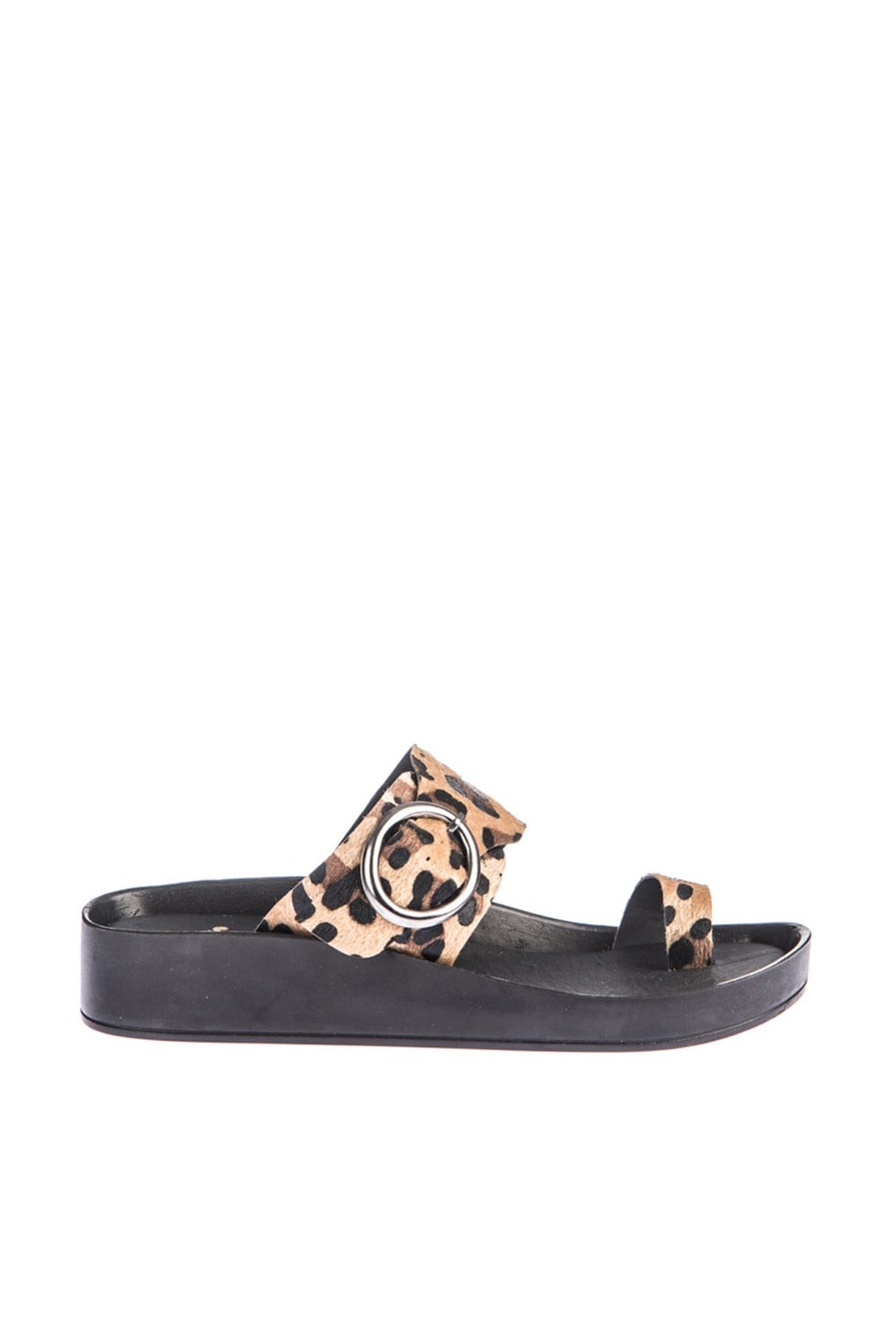 Fox Shoes Leopar Kadın Terlik D777822202