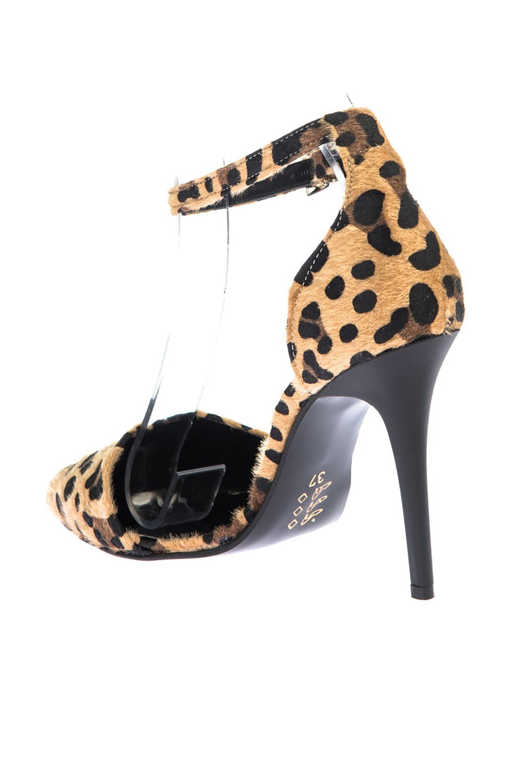 Fox Shoes Leopar Kadın Topuklu Ayakkabı D340086502