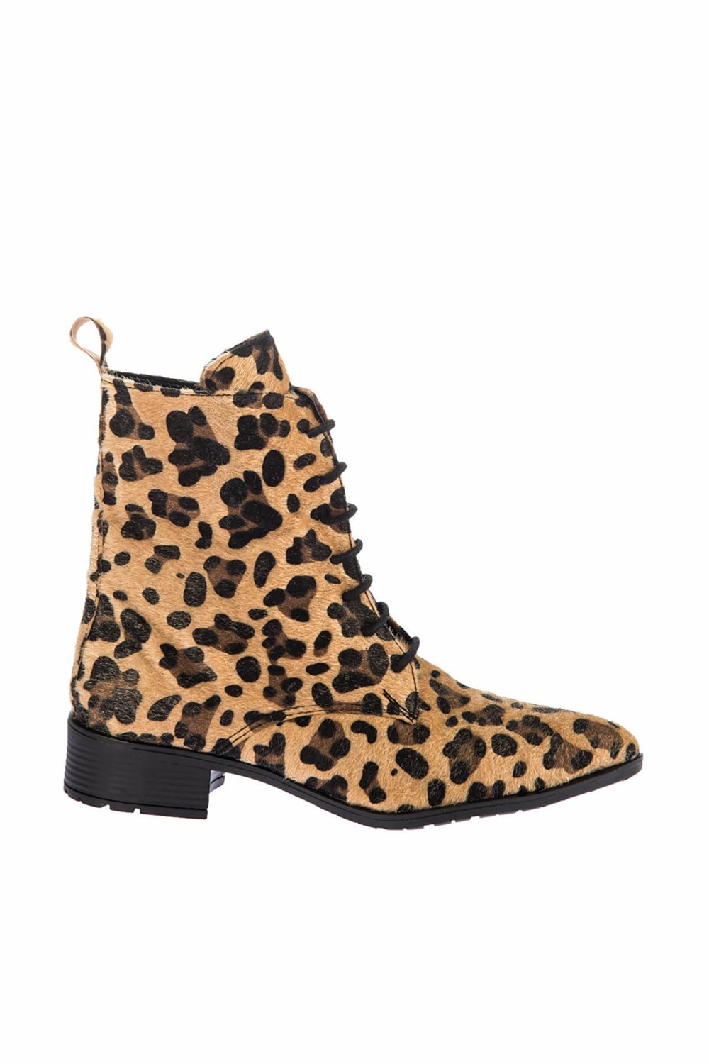 Fox Shoes Leopar Süet Kadın Bot E270285002