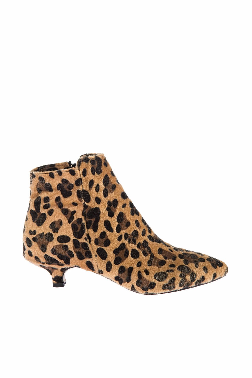 Fox Shoes Leopar Süet Kadın Bot E860001002