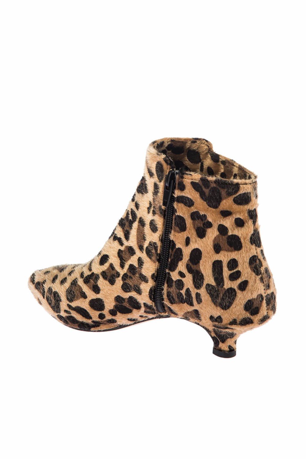 Fox Shoes Leopar Süet Kadın Bot E860001002