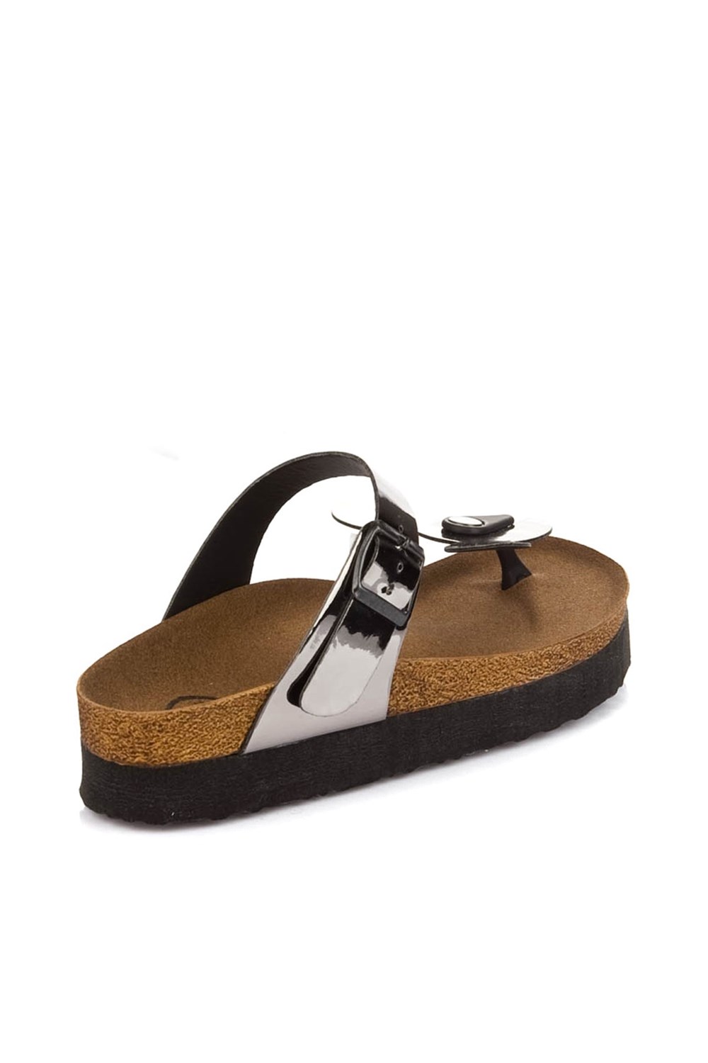 Fox Shoes Platin Kadın Terlik B777764034
