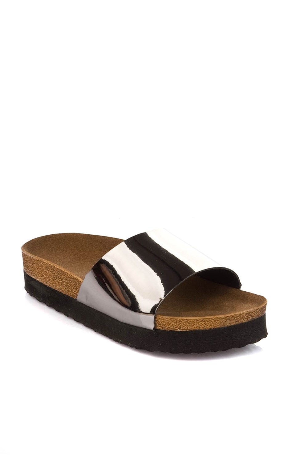 Fox Shoes Platin Kadın Terlik B777786534
