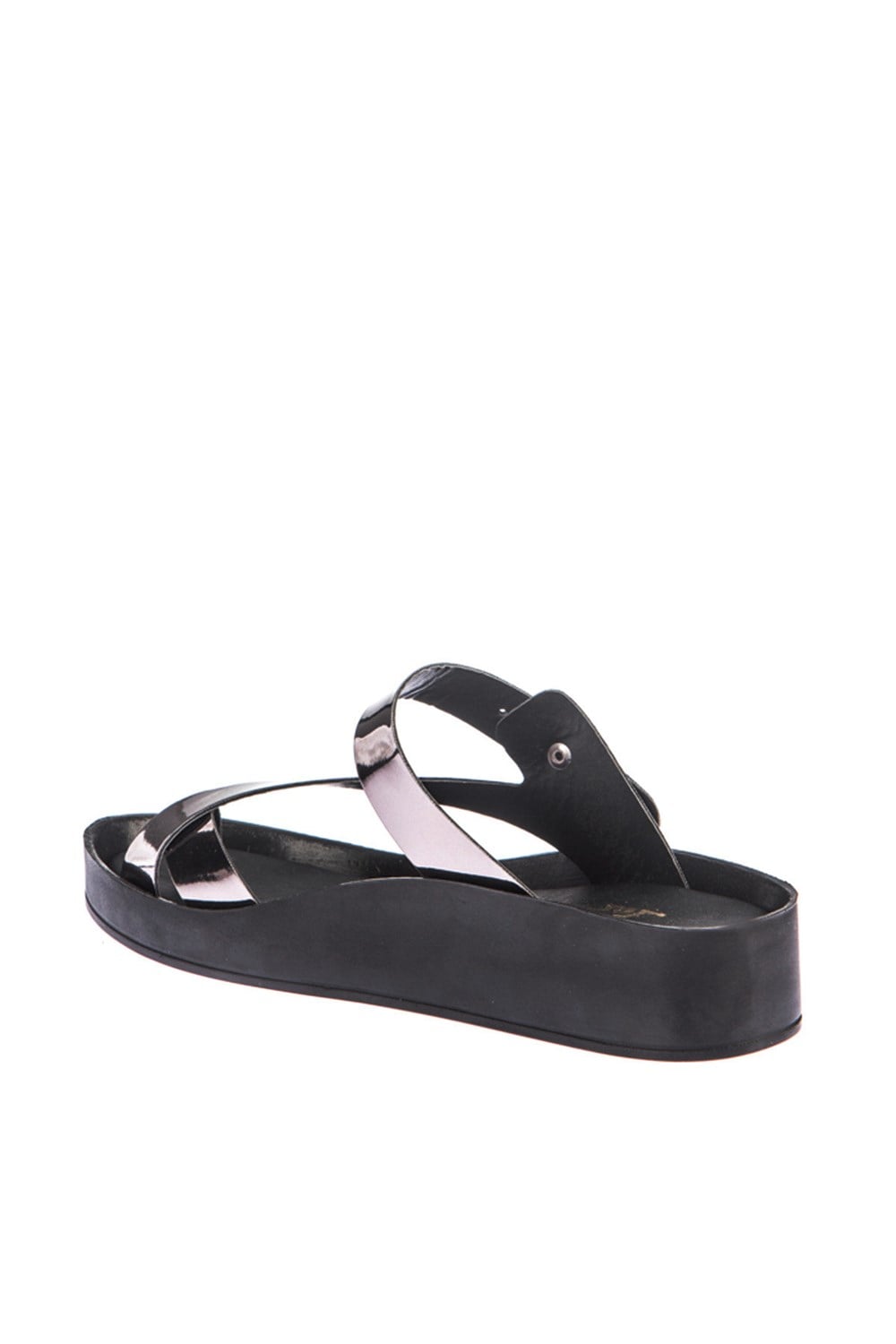 Fox Shoes Platin Kadın Terlik D777853534