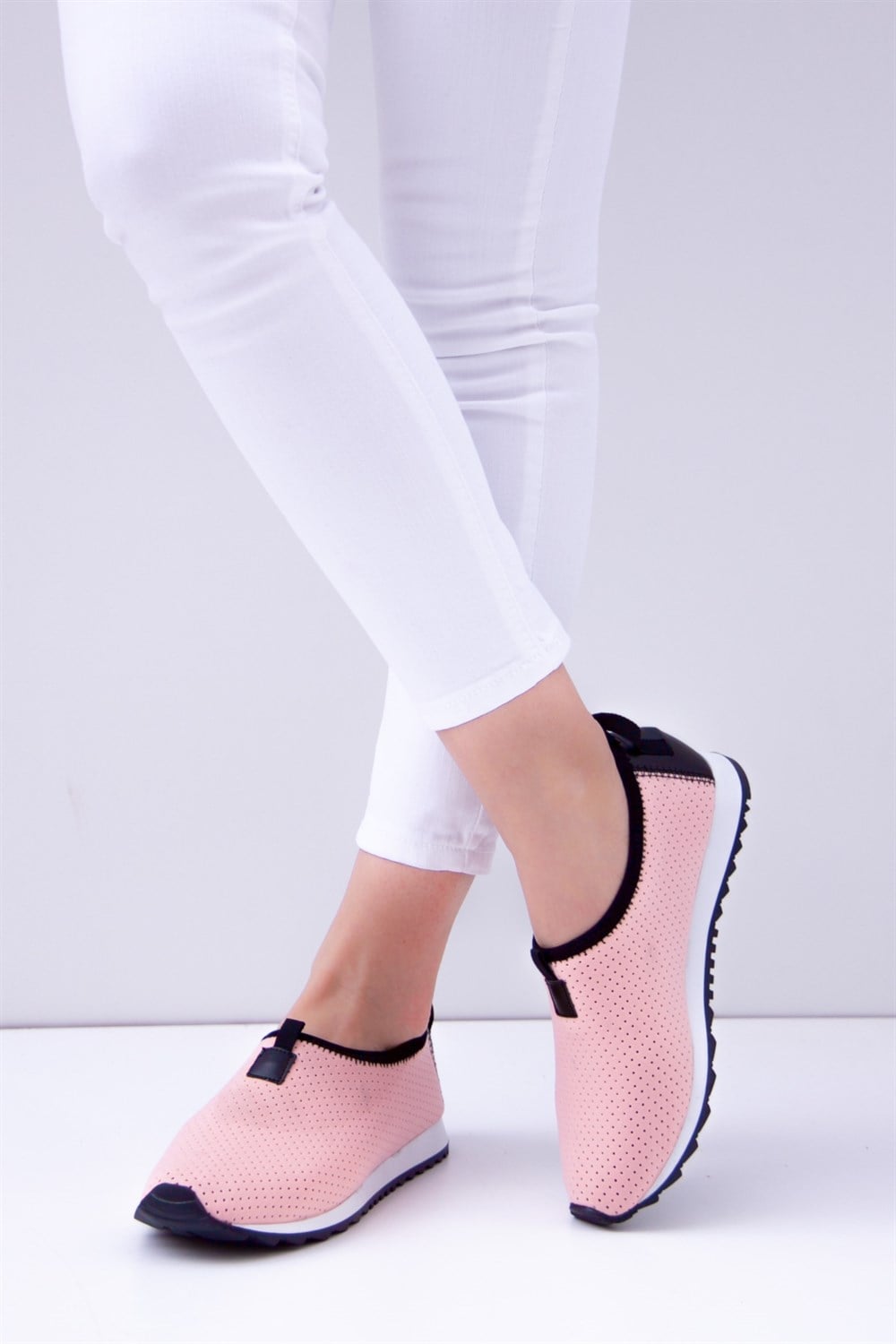 Fox Shoes Pudra Kadın Ayakkabı D410250202